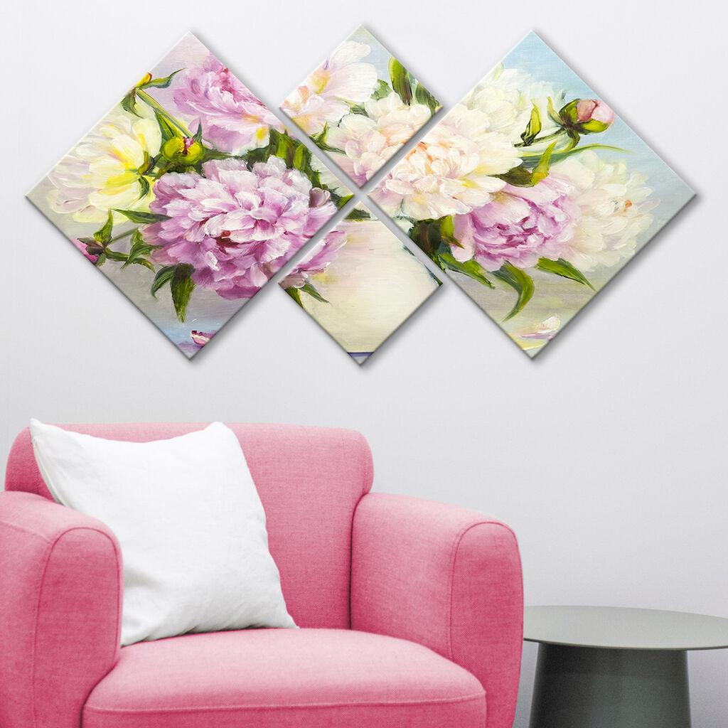 Wallity slika 4MDF545693890, 60x115 cm, 4 dijela