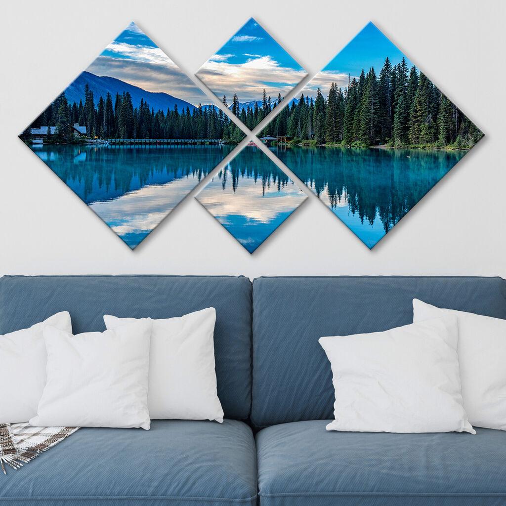 Wallity slika 4MDF1714315120, 60x115 cm, 4 dijela