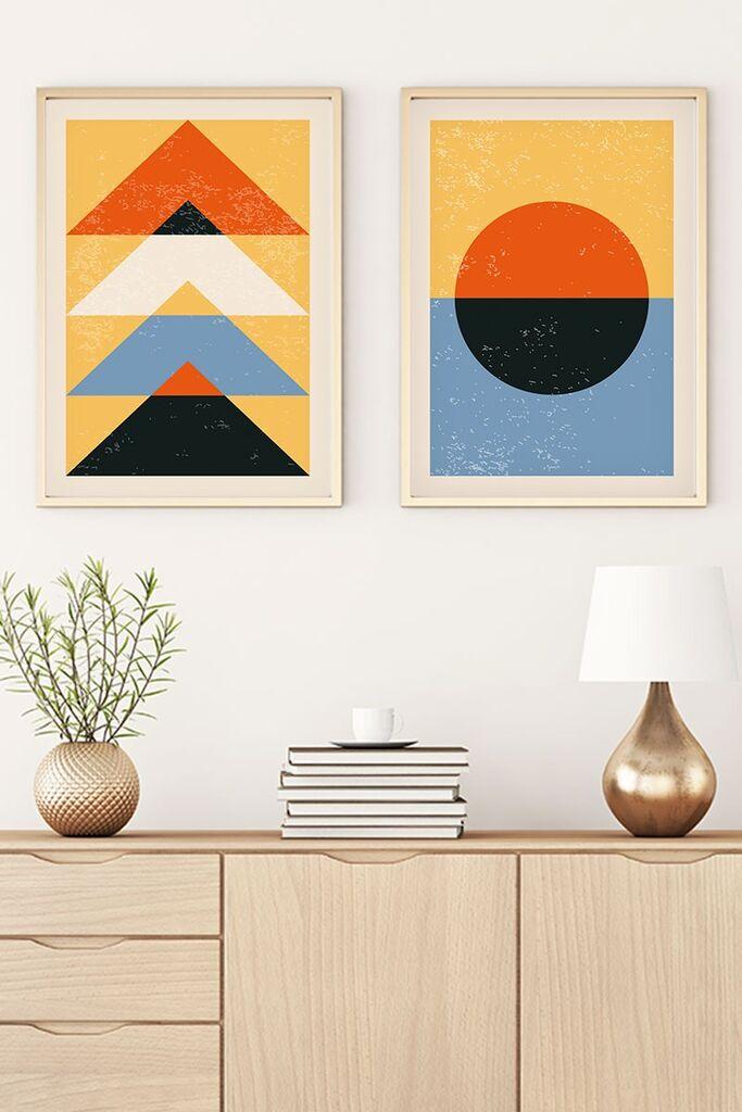 Wallity Uramljena slika Huhu16, 35x50 cm , 2 dijela