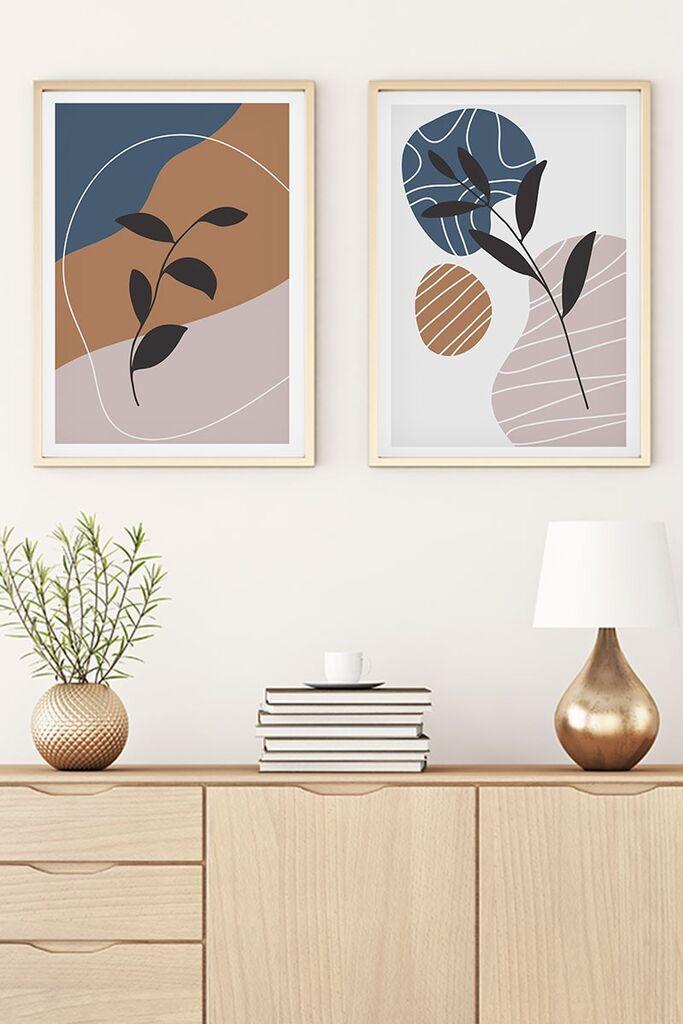 Wallity Uramljena slika Huhu41, 35x50 cm , 2 dijela