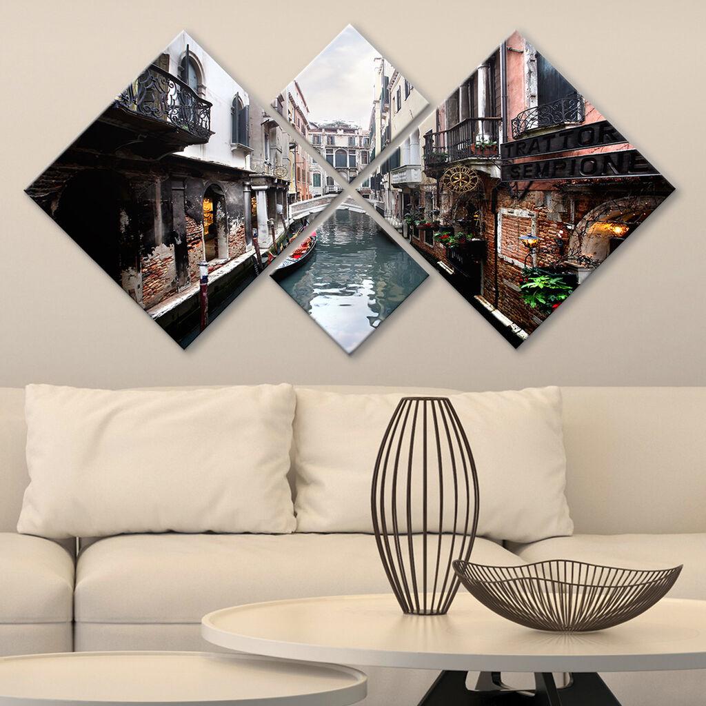 Wallity slika 4MDF10586944, 60x115 cm, 4 dijela