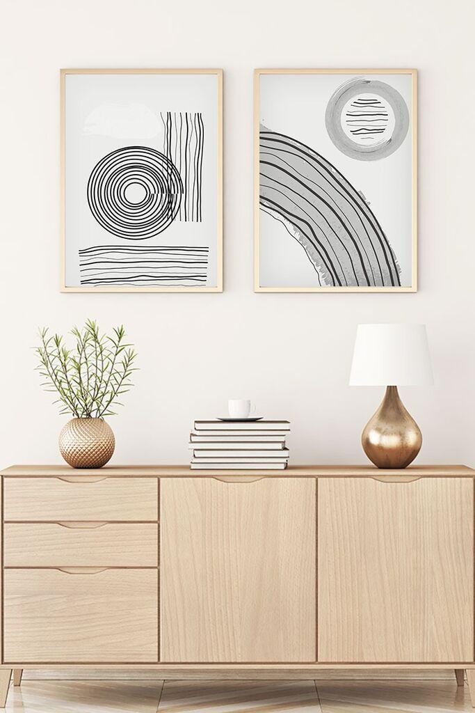 Uramljena slika Wallity Huhu58, 20x30 cm, 2 dijela