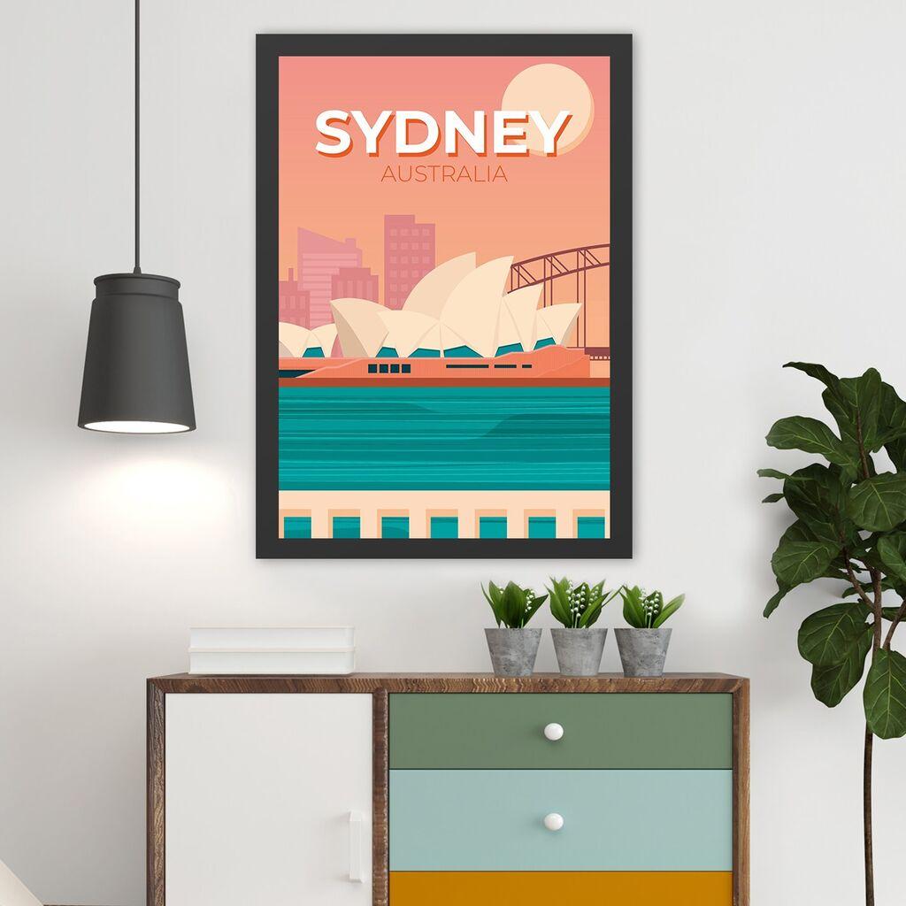 Wallity Uramljena slika Sydney, 55x75 cm