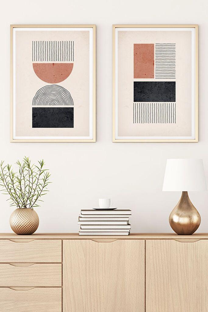 Uramljena slika Wallity Huhu28, 30x40 cm, 2 dijela