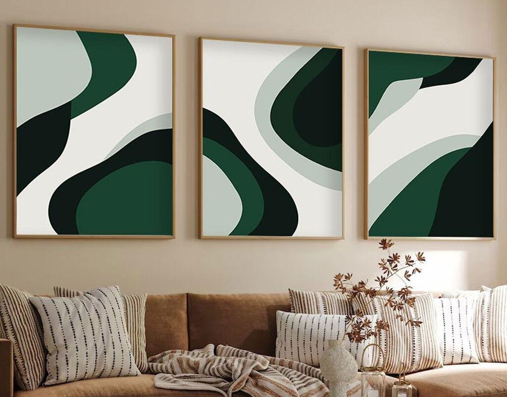 Wallity Uramljena slika Huhu204, 35x50 cm , 3 dijela