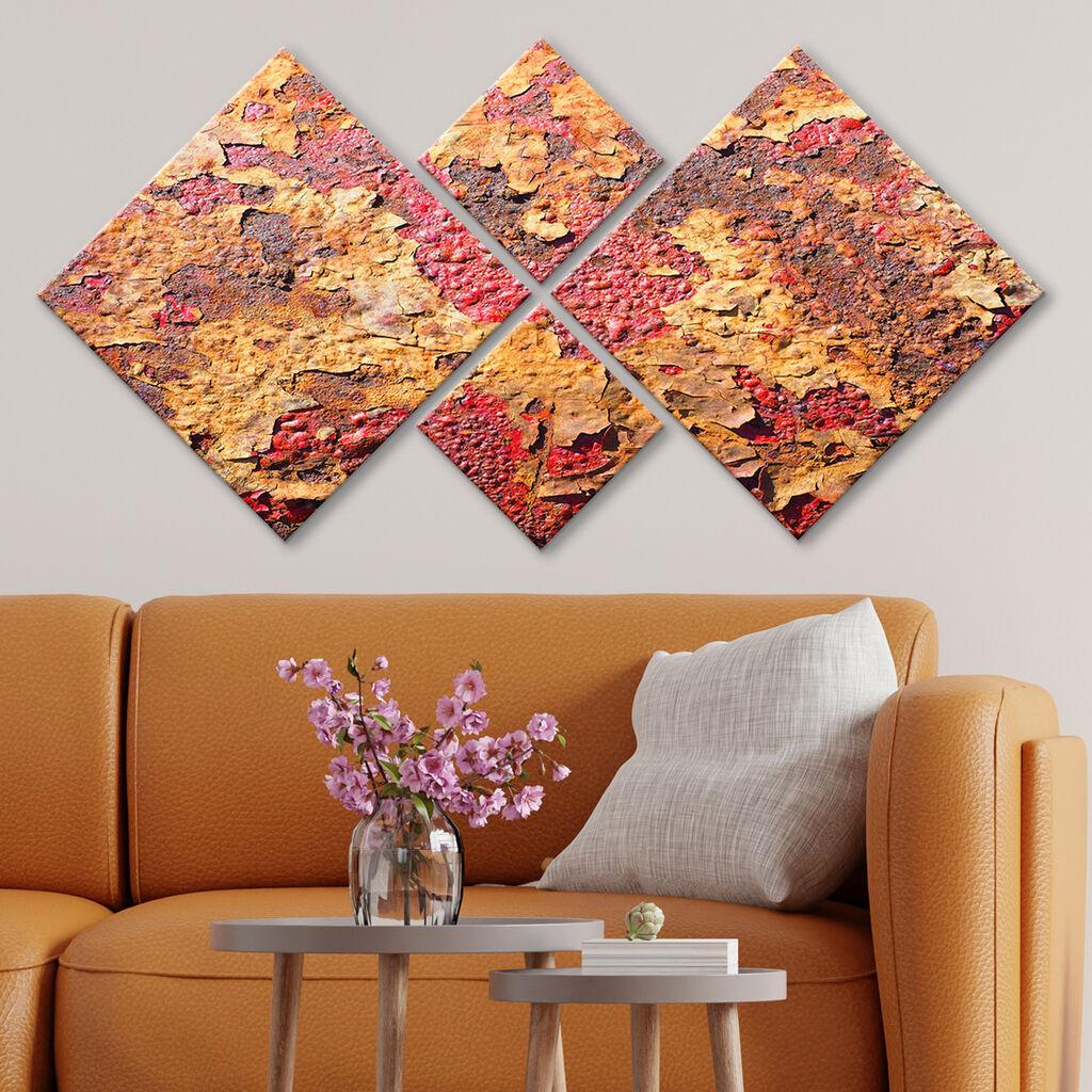 Wallity slika 4MDF1081098, 60x115 cm, 4 dijela