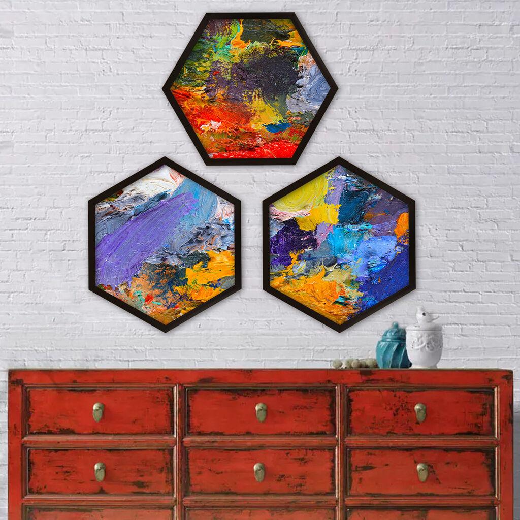 Wallity Uokvirena slika 6GEN269895, 35x35 cm, 3 dijela