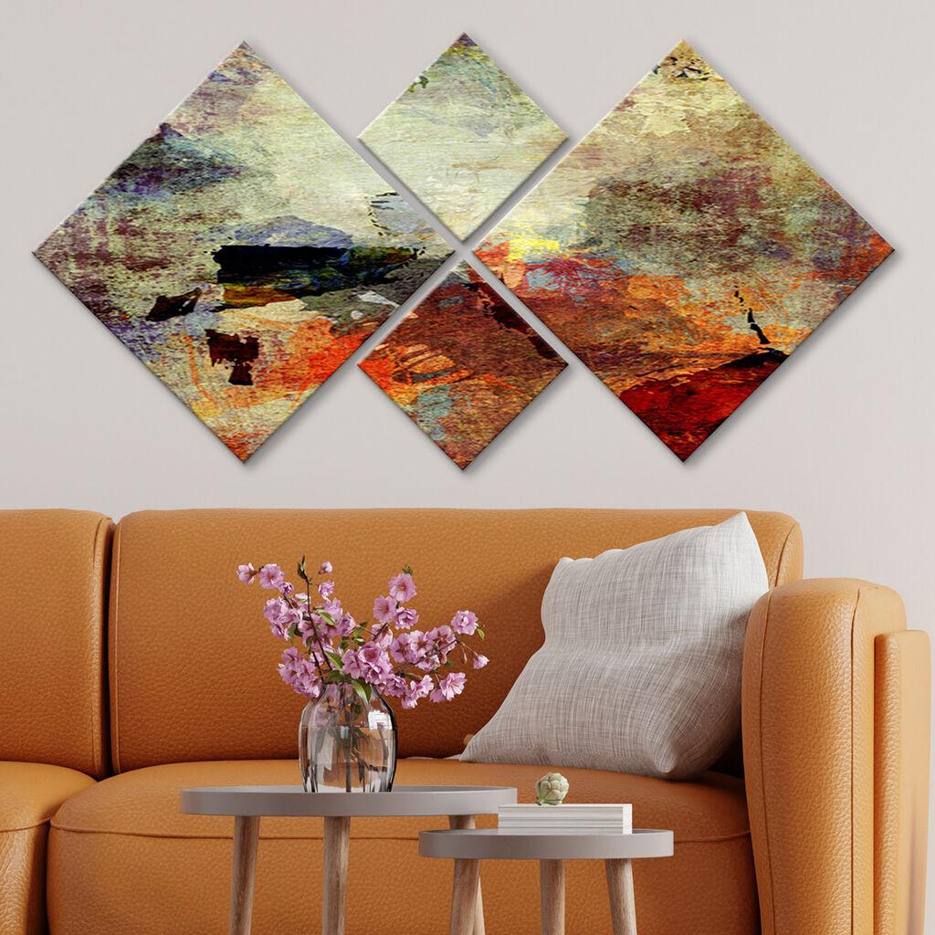 Wallity slika 4MDF79208944, 60x115 cm, 4 dijela