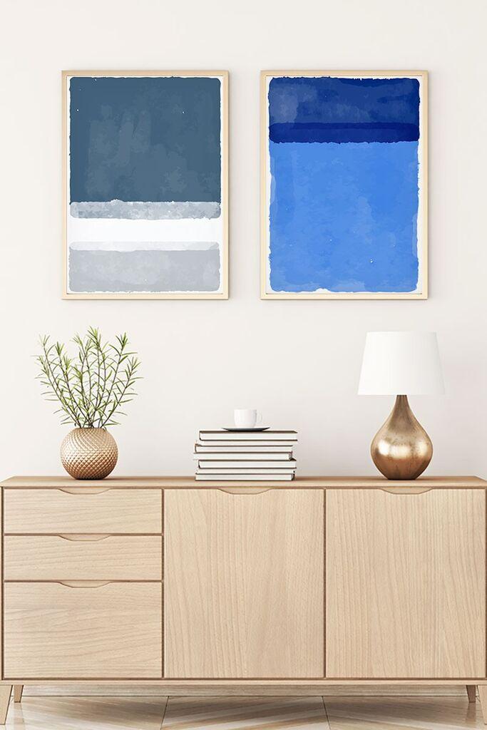 Wallity Uramljena slika Huhu63, 50x70 cm , 2 dijela