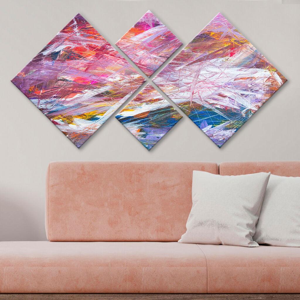 Wallity slika 4MDF560238, 60x115 cm, 4 dijela