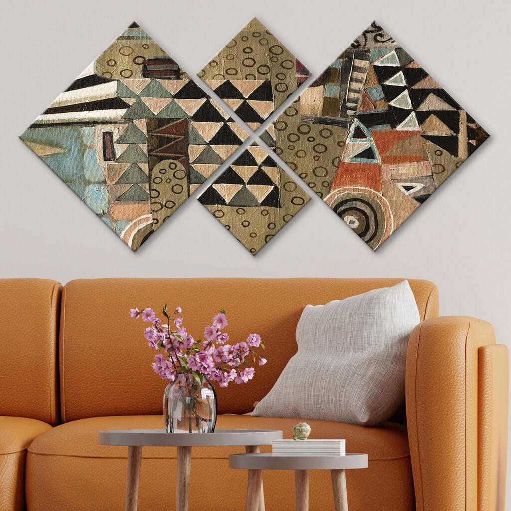 Wallity slika 4MDF56731096, 60x115 cm, 4 dijela