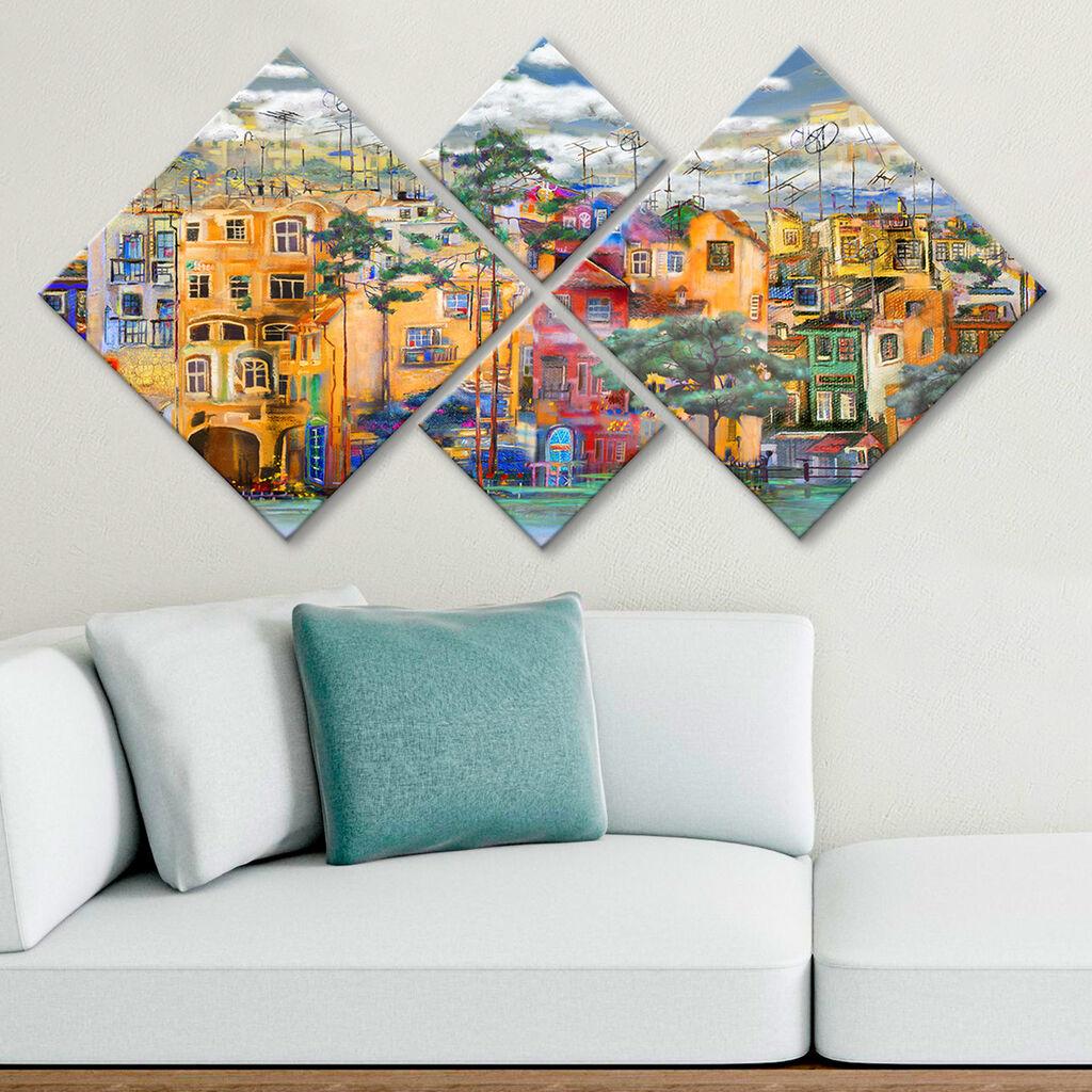 Wallity slika 4MDF621739496, 60x115 cm, 4 dijela