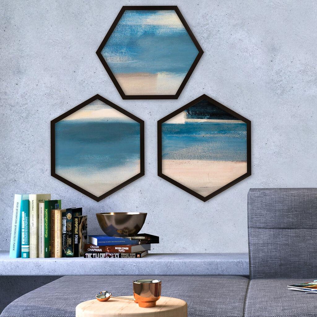 Wallity Uokvirena slika 6GEN772034371, 35x35 cm, 3 dijela