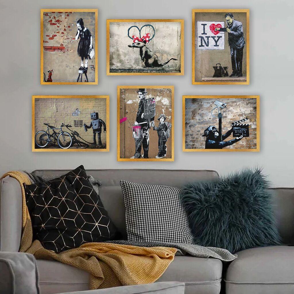 Wallity Uokvirena slika 6AC9623_3545, 35x45 cm, 6 dijelova