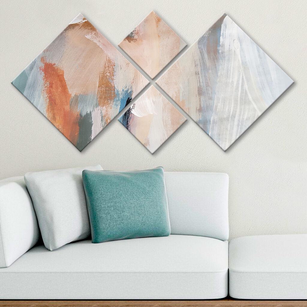 Wallity slika 4MDF1056546707, 60x115 cm, 4 dijela