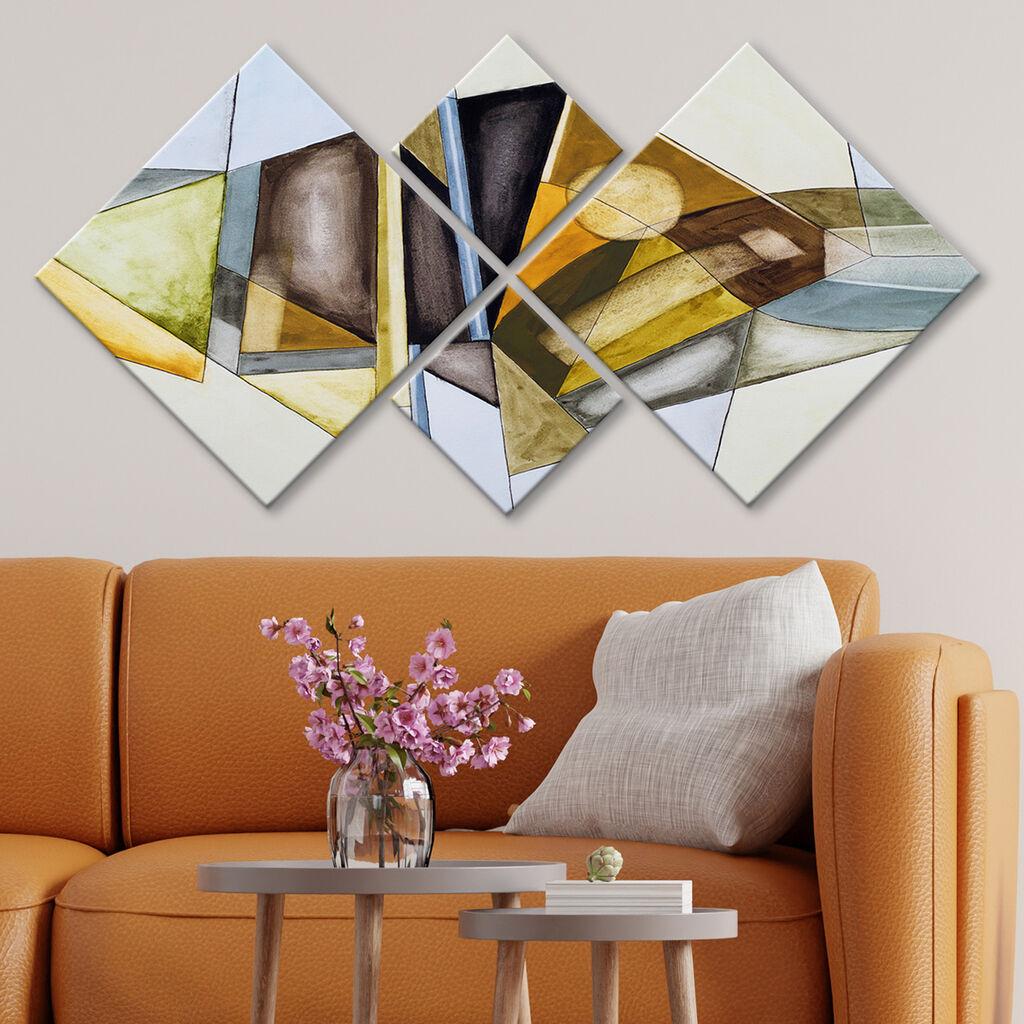 Wallity slika 4MDF218654635, 60x115 cm, 4 dijela