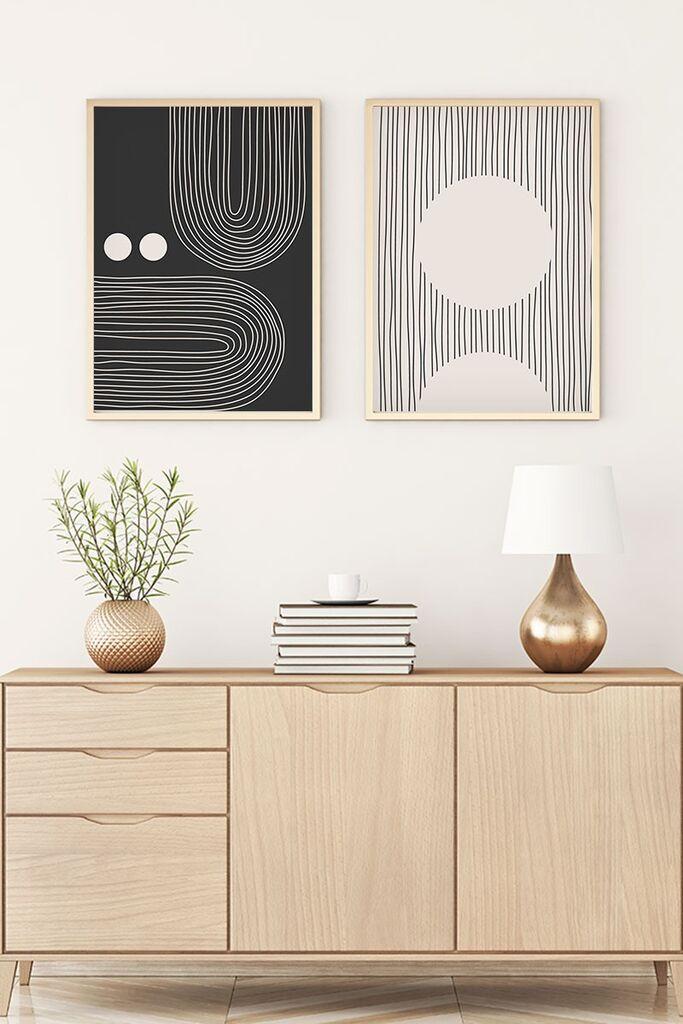 Wallity Uramljena slika Huhu87, 50x70 cm , 2 dijela