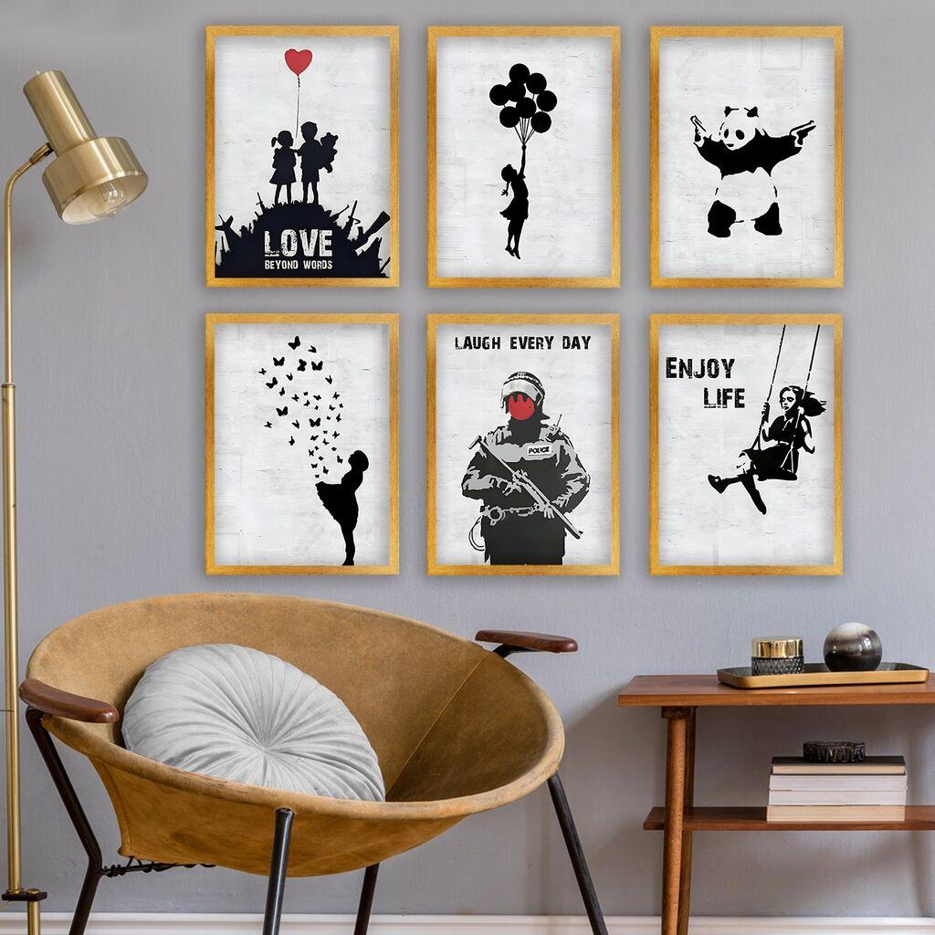 Wallity Uokvirena slika 6AC9619_2530, 25x30 cm, 6 dijelova