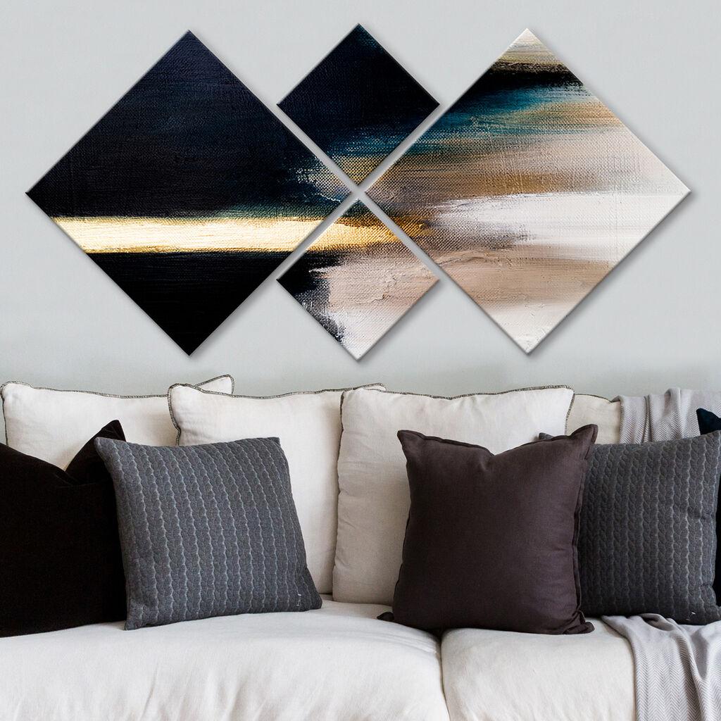 Wallity slika 4MDF1939592866, 60x115 cm, 4 dijela