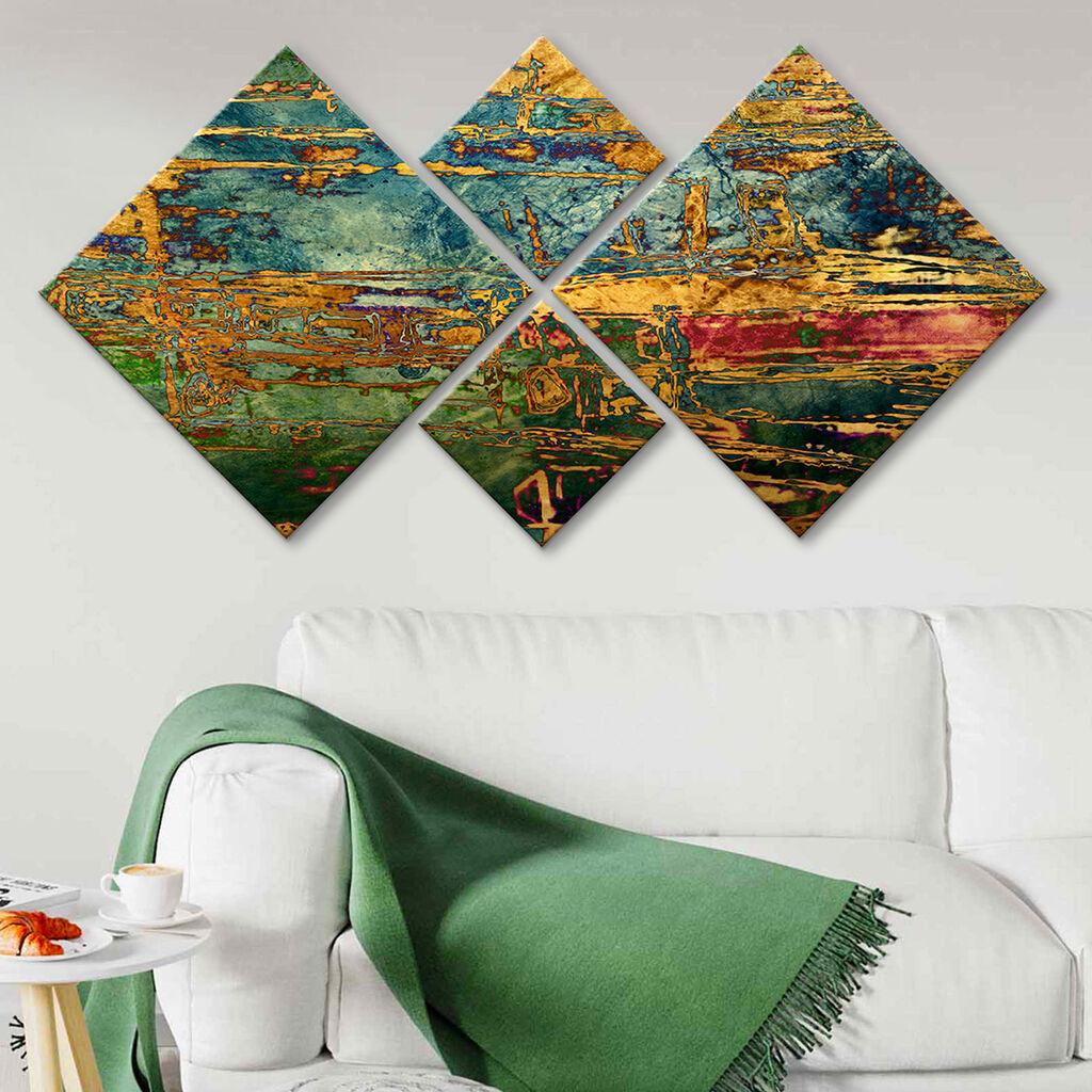 Wallity slika 4MDF10944245, 60x115 cm, 4 dijela