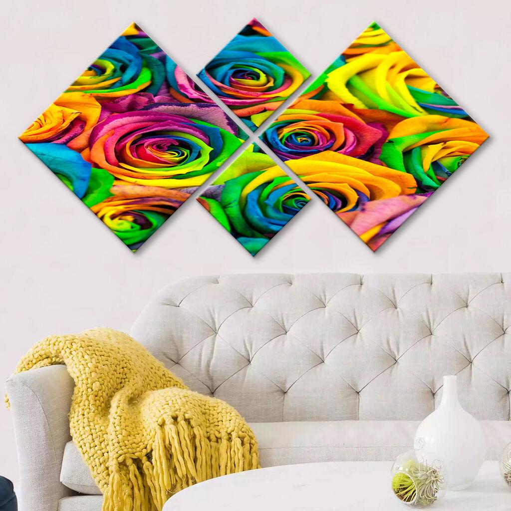 Wallity slika 4MDF127274552, 60x115 cm, 4 dijela