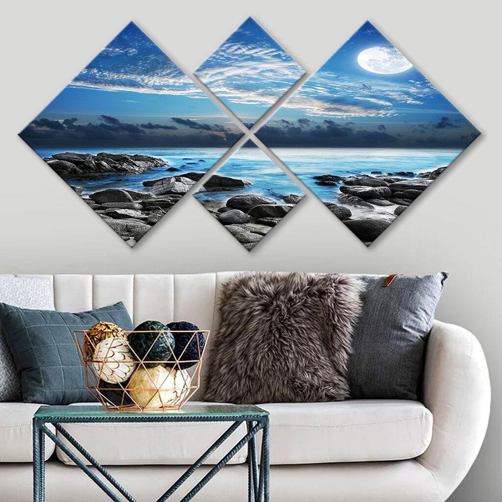 Wallity slika 4MDF82984504, 60x115 cm, 4 dijela