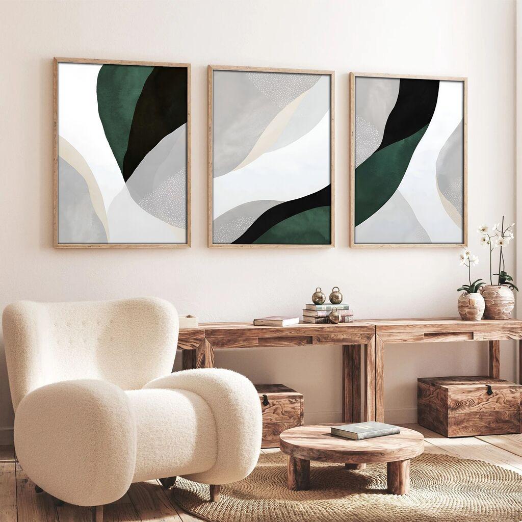 Wallity Uramljena slika Huhu229, 30x40 cm , 3 dijela