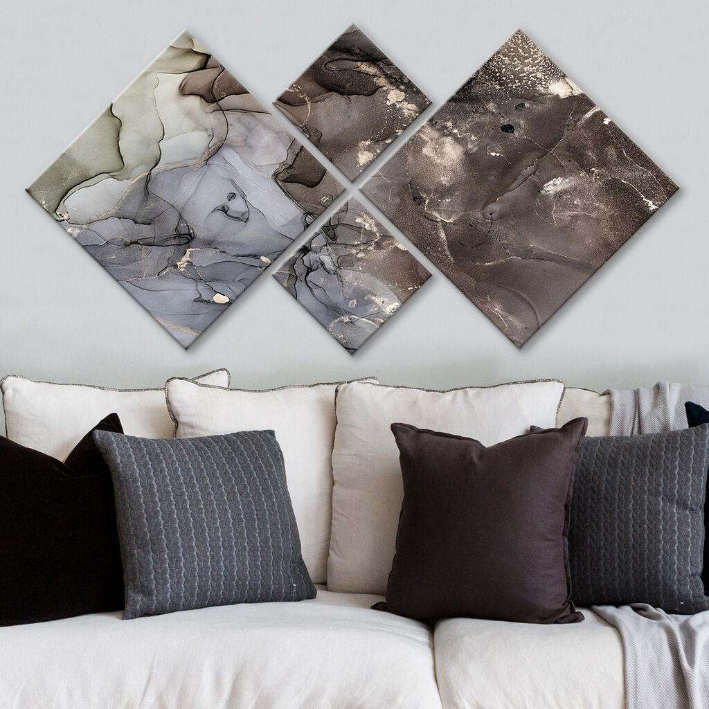 Wallity slika 4MDF1652792035, 60x115 cm, 4 dijela