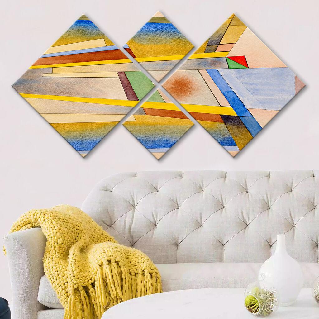 Wallity slika 4MDF102424462, 60x115 cm, 4 dijela
