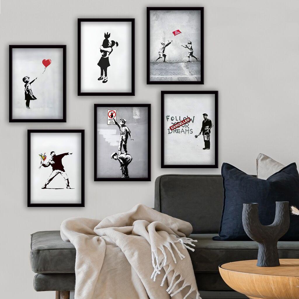 Wallity Uokvirena slika 6BC9618_2530, 25x30 cm, 6 dijelova