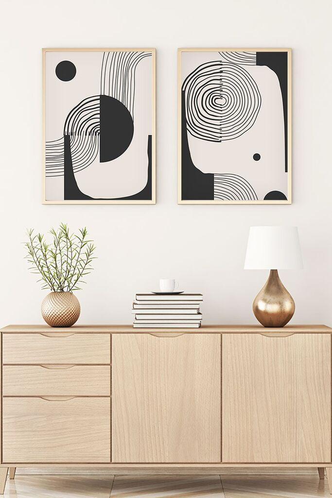 Wallity Uramljena slika Huhu75, 35x50 cm , 2 dijela