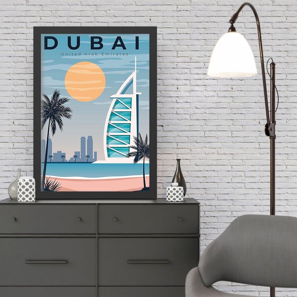 Wallity Uokvirena slika Dubai, 55x75 cm