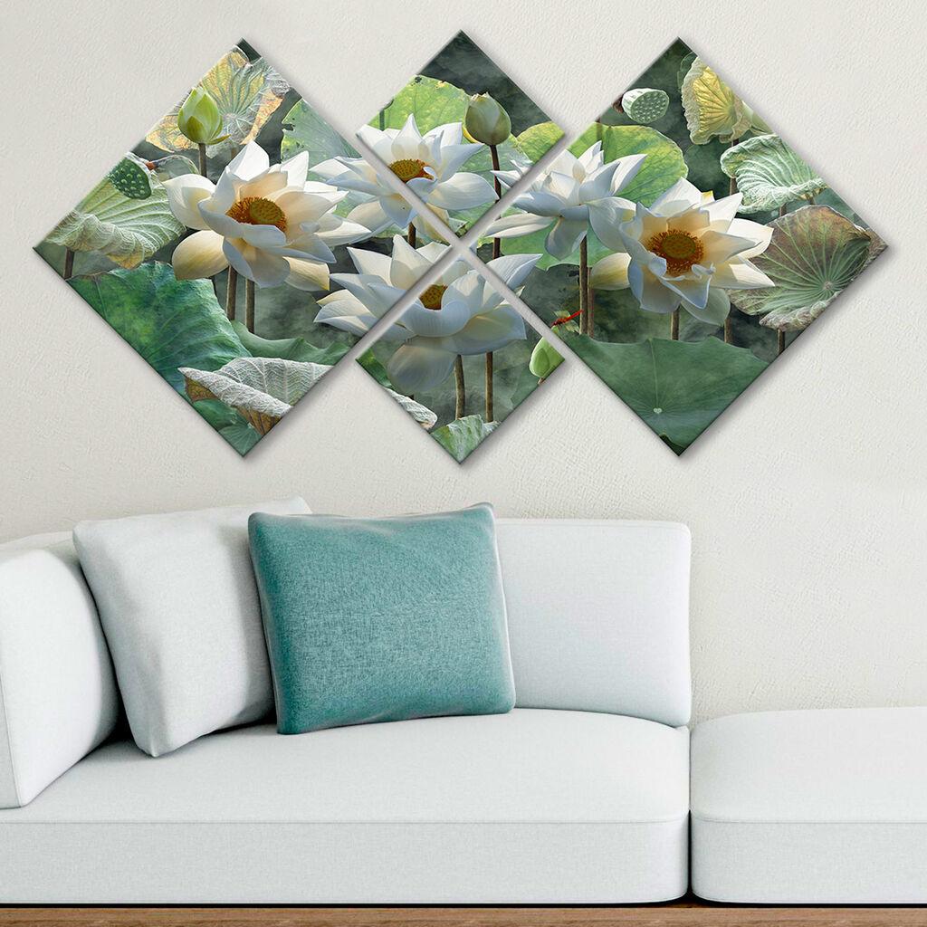 Wallity slika 4MDF1823659058, 60x115 cm, 4 dijela