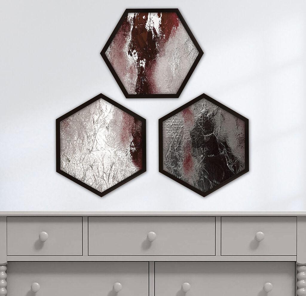 Wallity Uokvirena slika 6GEN1215380, 35x35 cm, 3 dijela