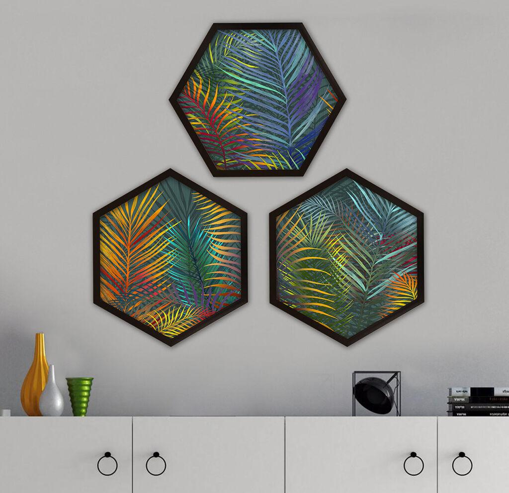 Wallity Uokvirena slika 6GEN142852, 35x35 cm, 3 dijela