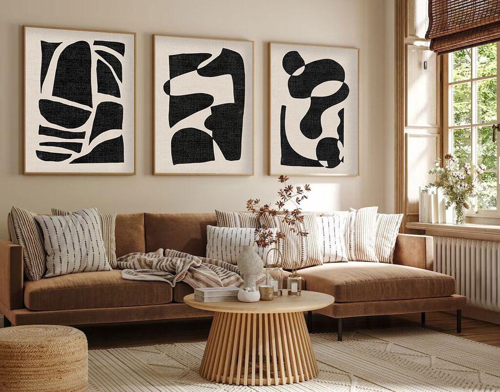 Uramljena slika Wallity Huhu201, 20x30 cm, 3 dijela