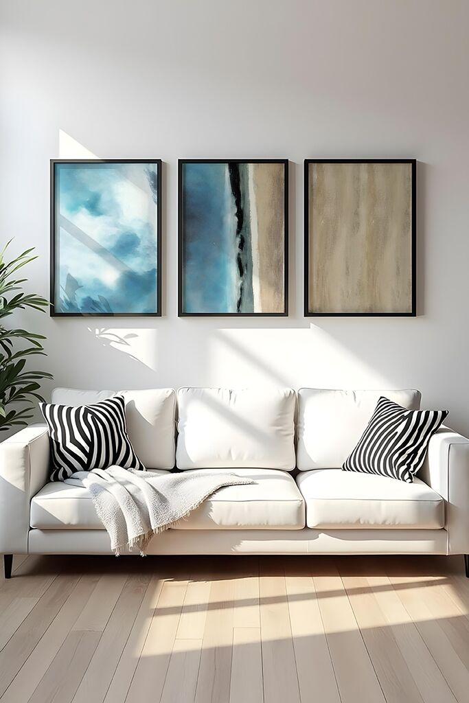 Wallity Uramljena slika Huhu470S, 50x70 cm , 3 dijela