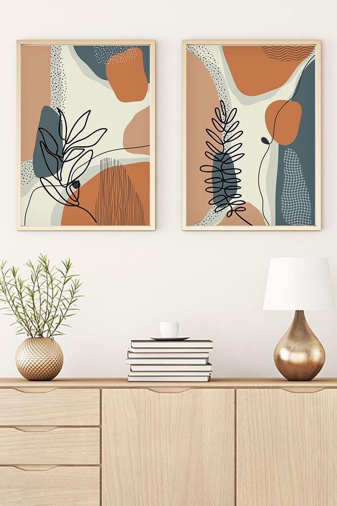 Wallity Uokvirena slika Huhu35, 35x50 cm, 2 dijela