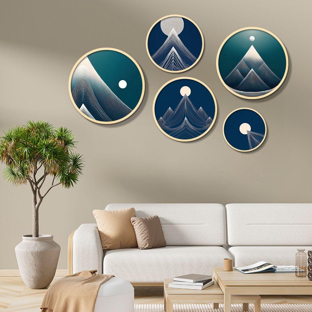 Wallity Uokvirena slika Yats-33, 5 dijelova