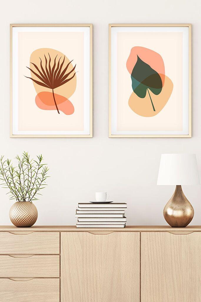 Wallity Uramljena slika Huhu37, 50x70 cm , 2 dijela