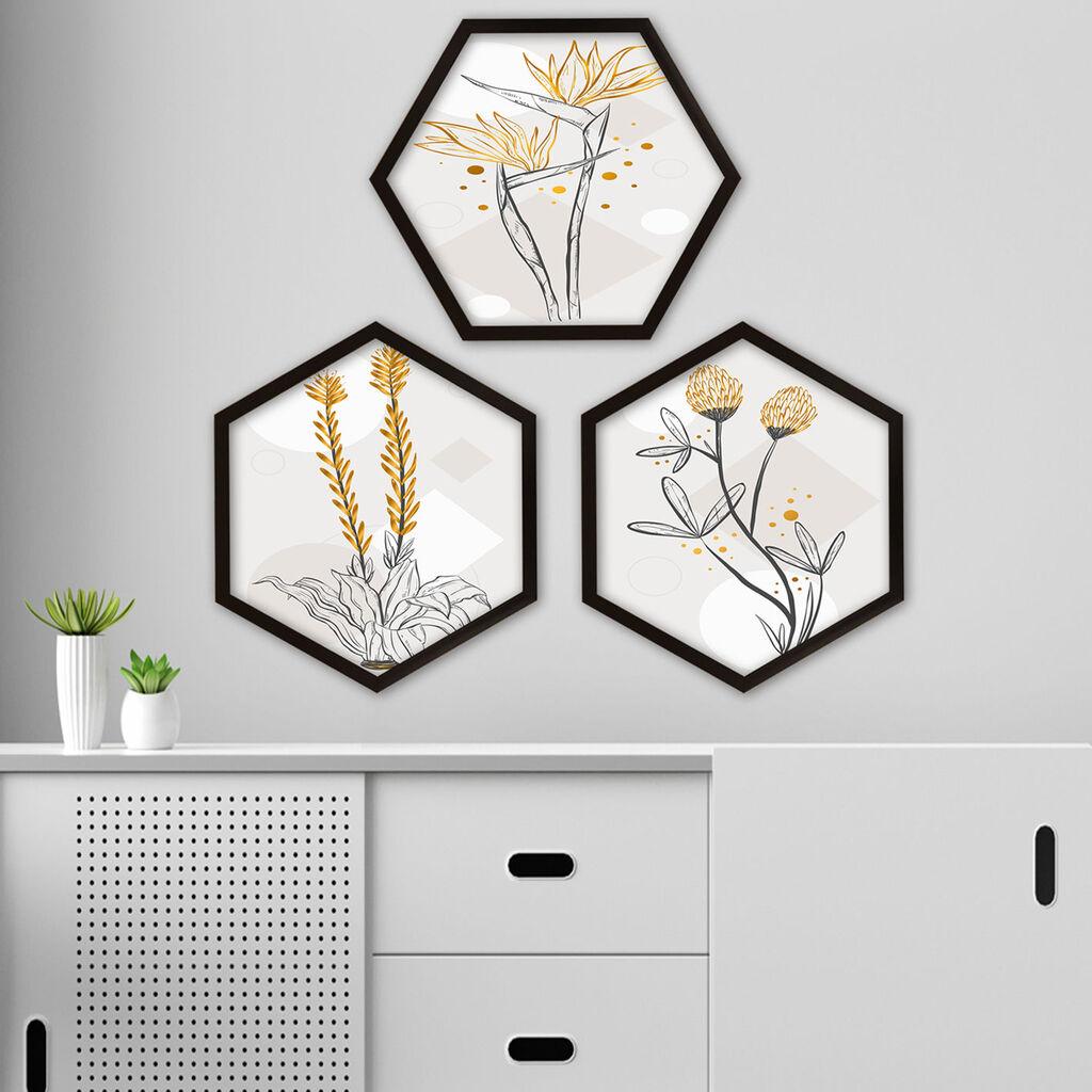 Wallity Uokvirena slika 6GEN4937732, 35x35 cm, 3 dijela