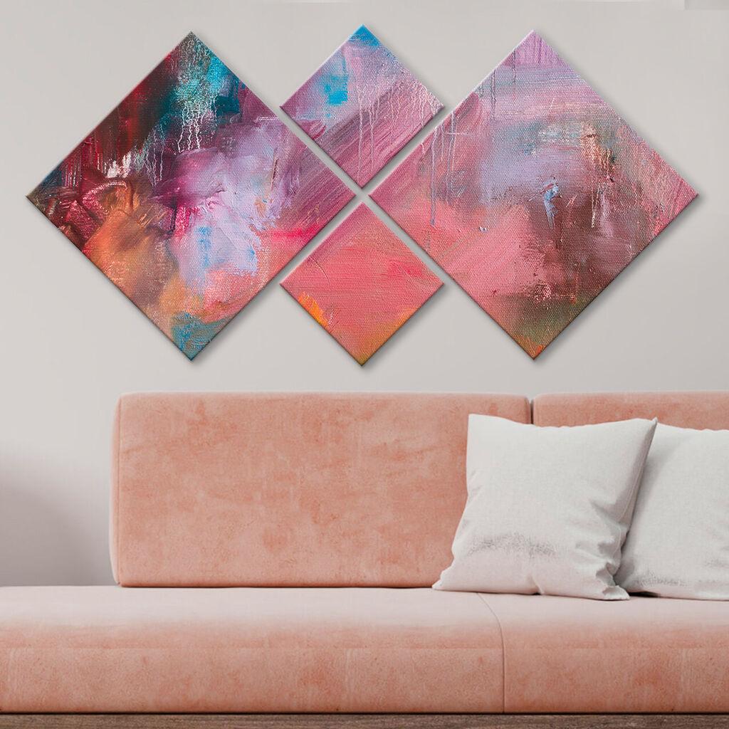 Wallity slika 4MDF399986938, 60x115 cm, 4 dijela