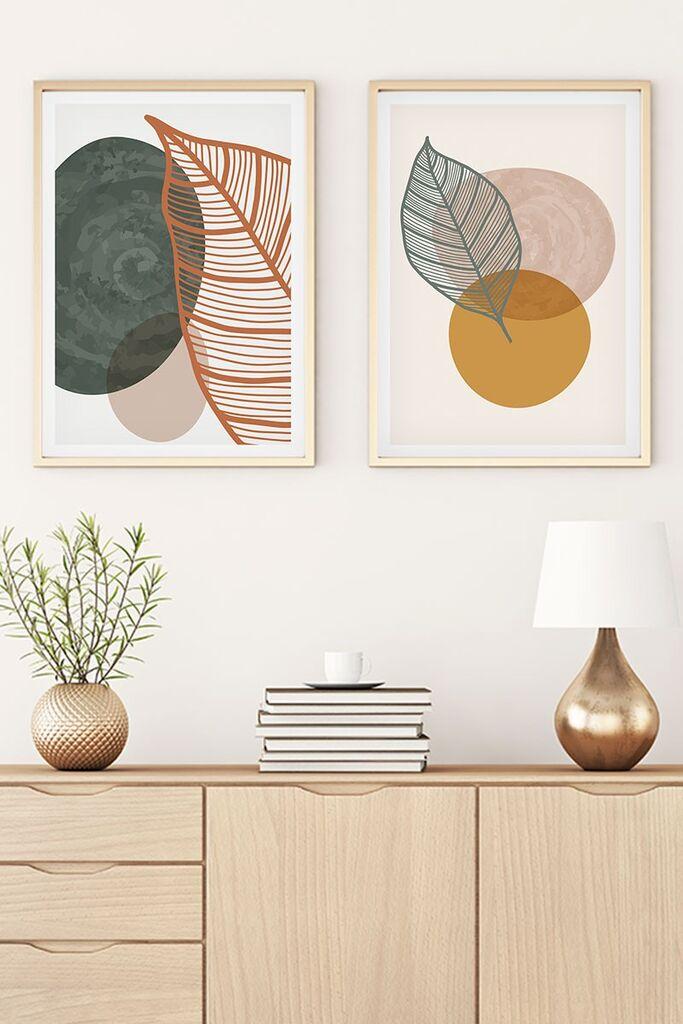 Wallity Uramljena slika Huhu47, 35x50 cm , 2 dijela