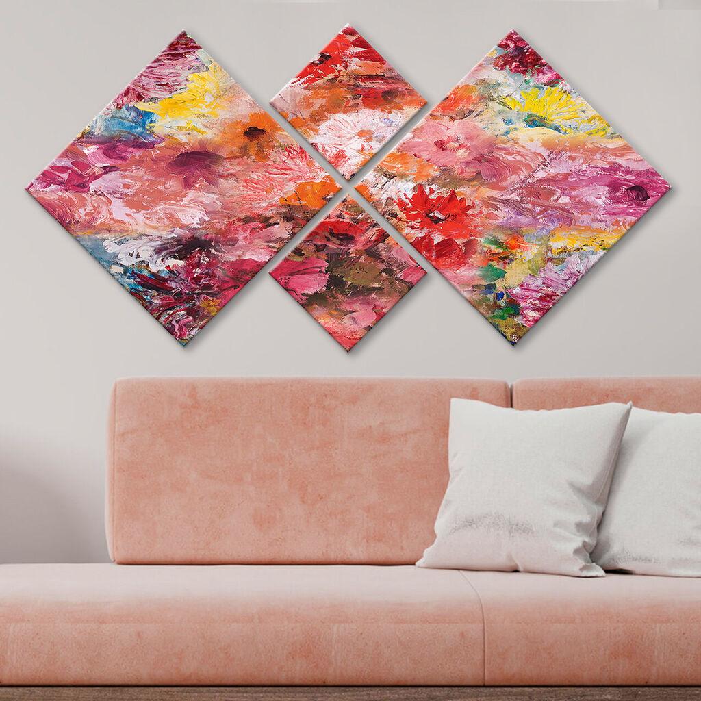 Wallity slika 4MDF161623715, 60x115 cm, 4 dijela