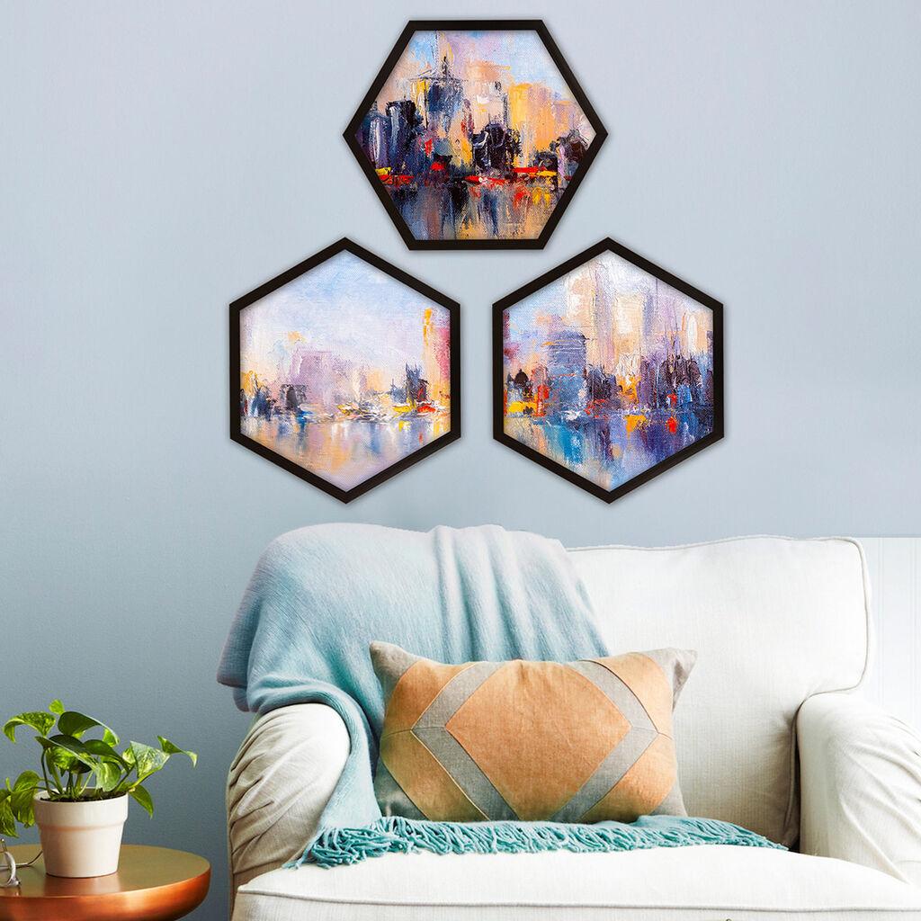 Wallity Uokvirena slika 6GEN122230, 35x35 cm, 3 dijela