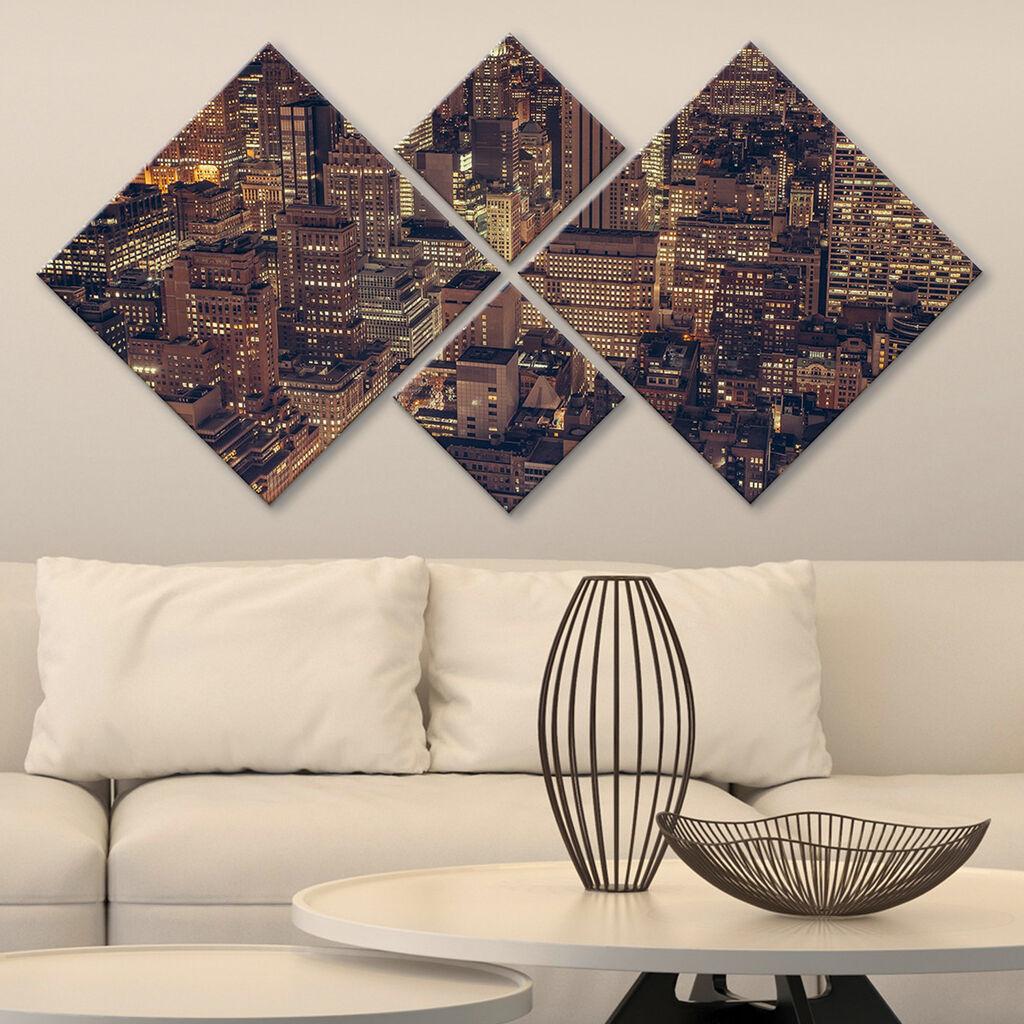 Wallity slika 4MDF690868, 60x115 cm, 4 dijela