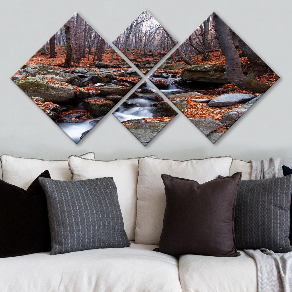 Wallity slika 4MDF106254341, 60x115 cm, 4 dijela