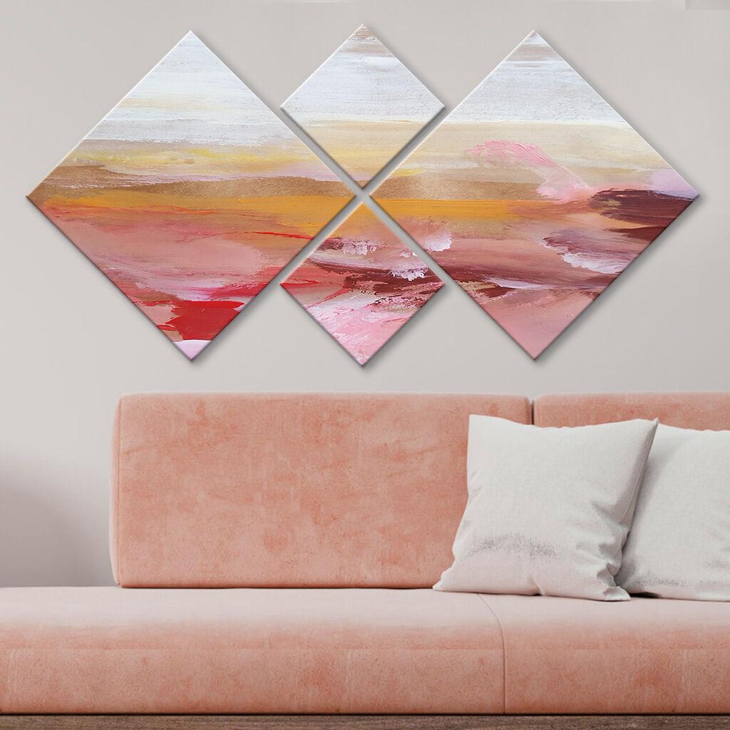 Wallity slika 4MDF1056546683, 60x115 cm, 4 dijela