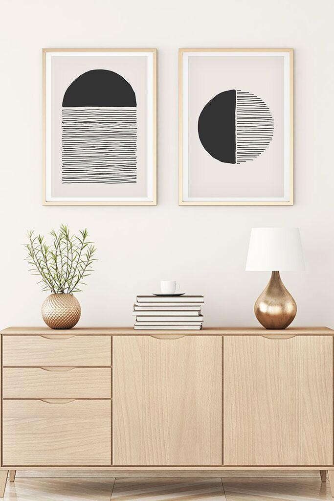 Wallity Uramljena slika Huhu143, 50x70 cm , 2 dijela