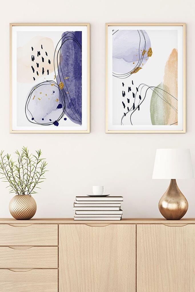 Wallity Uramljena slika Huhu21, 30x40 cm , 2 dijela